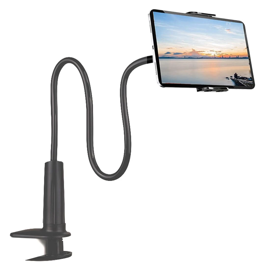 AWXYZ Gooseneck Tablet Holder, Flexible Tablet Stand,Lazy Arm Tablets Mount 360 Adjustable Holder Clamp Bracket Bed for iPad Smartphone 4.7-10.1''