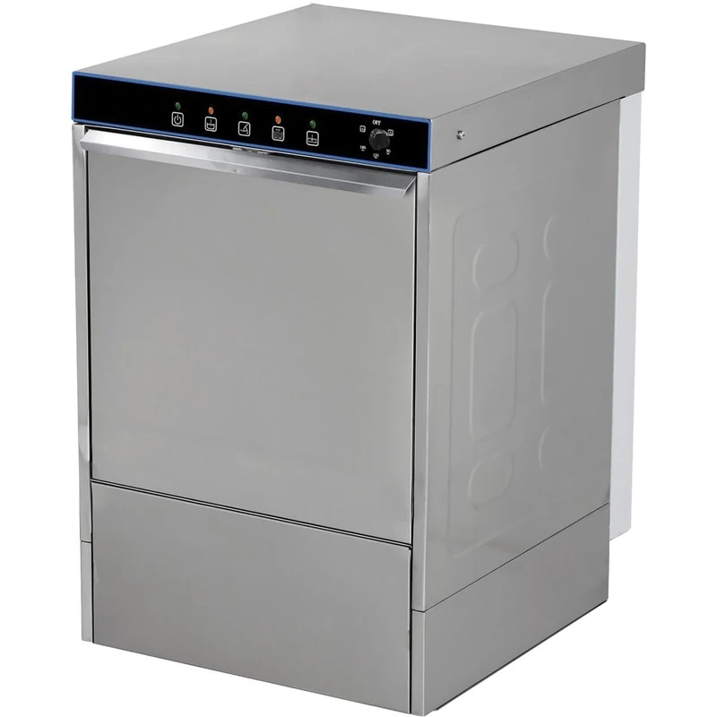 Commercial Glasswasher 800-1000 Glasses/Hour 400mm Basket Drain Pump Detergent Pump Rinse aid Dispenser 13A | Stalwart DA-EMP1100