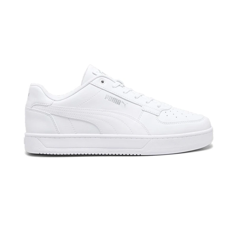 PUMA Men's Caven 2.0 Sneaker, White-Silver, 7.5