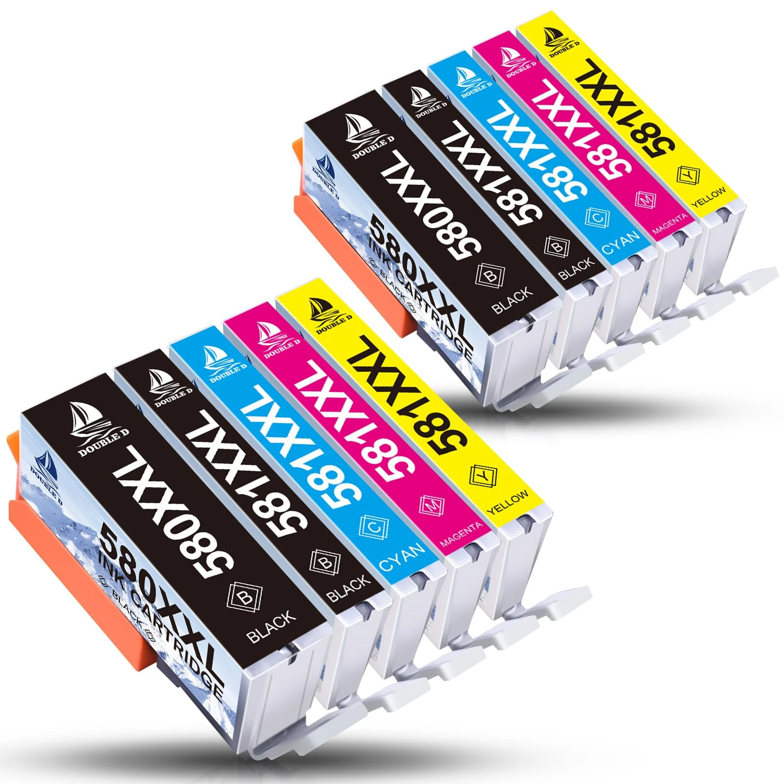 DOUBLE D 580XXL Ink Cartridges