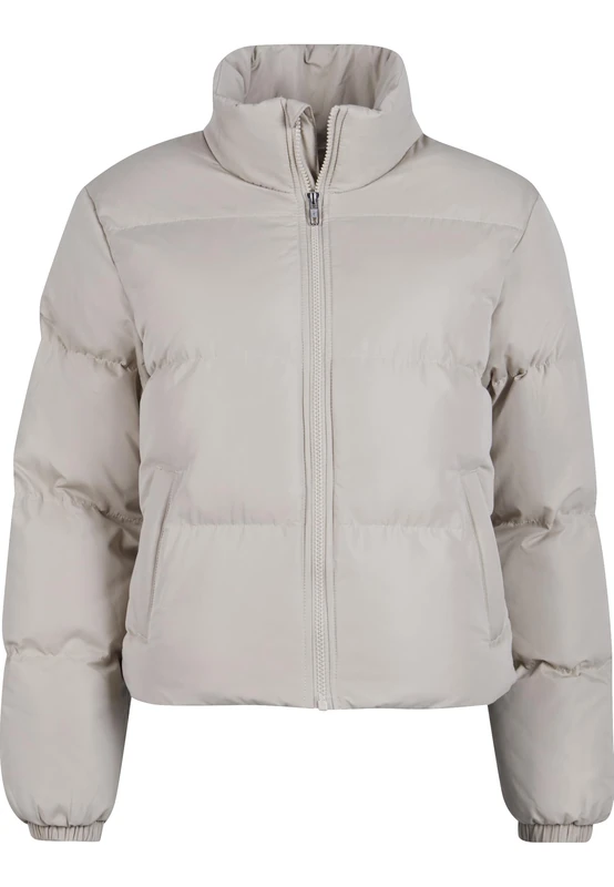 Urban Classics Women's Ladies Short Peached Puffer Jacket, Wetsand, M