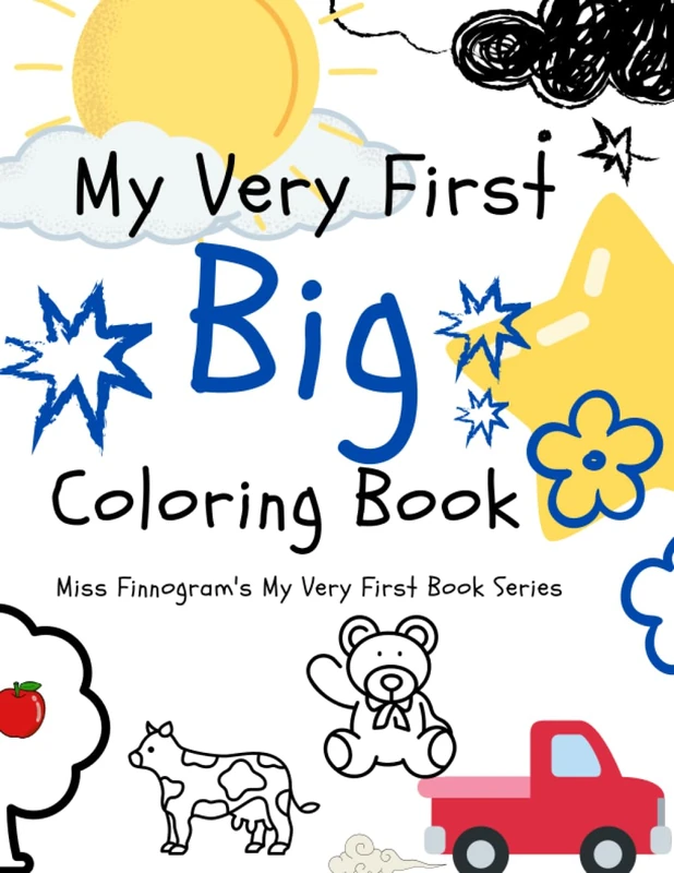 My Very First Big Coloring Book: Miss Finnogram's My Very First Book Series: 1 - Image 1