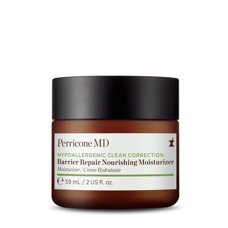 Perricone MD Hypoallergenic Clean Correction Barrier Repair Nourishing Moisturizer 59ml - Ultra-Restorative Hydrating Moisturiser – Firms, Softens Lines & Wrinkles Fragrance-Free- Sensitive Skin