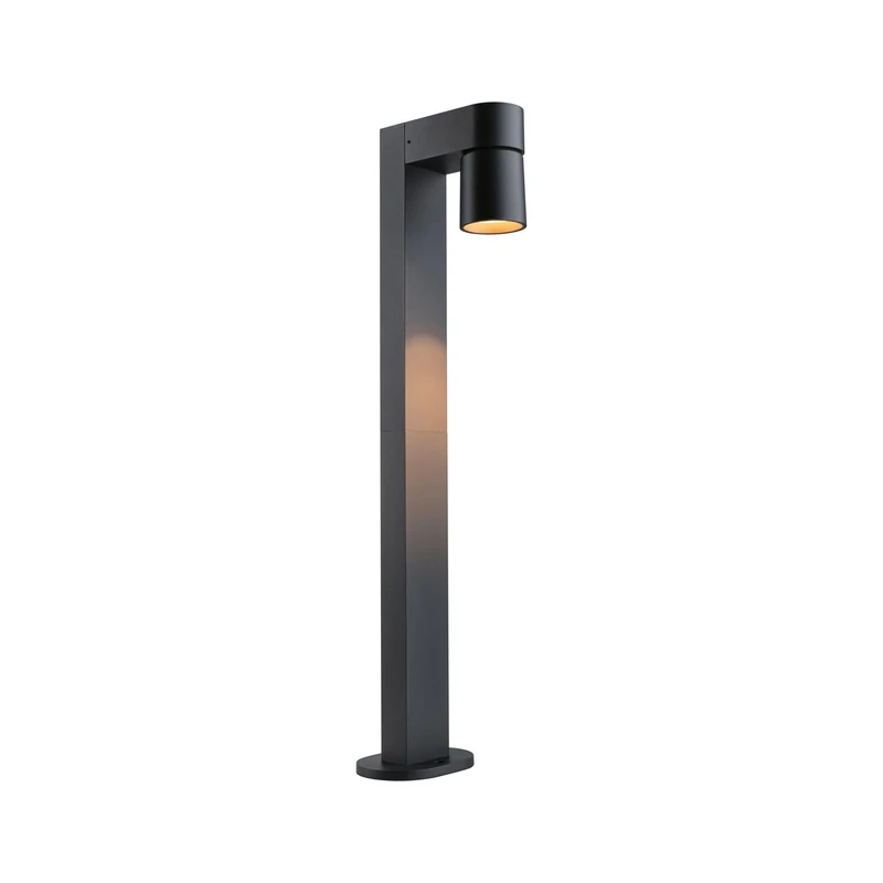 Paulmann 94823 LED Bollard Light Kimu Insect-Friendly IP44 822mm 2200K 7.8W 500lm 230V 70° Anthracite Aluminium Outdoor luminaire