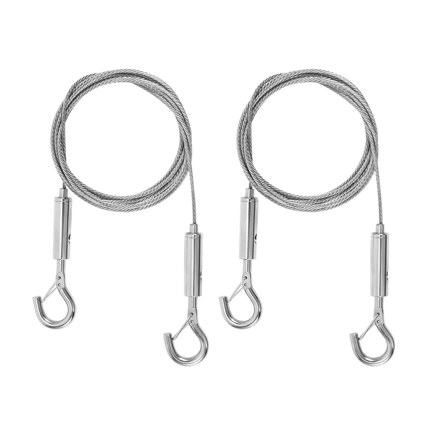 SULIVES 2Pcs Picture Hanging Wires - Mirror Hanging Kit Heavy Duty, Picture Hanging Cord for Potted Plants, Chandelier, Photo Frame, Effortlessly Hang Your Artworks (2m)