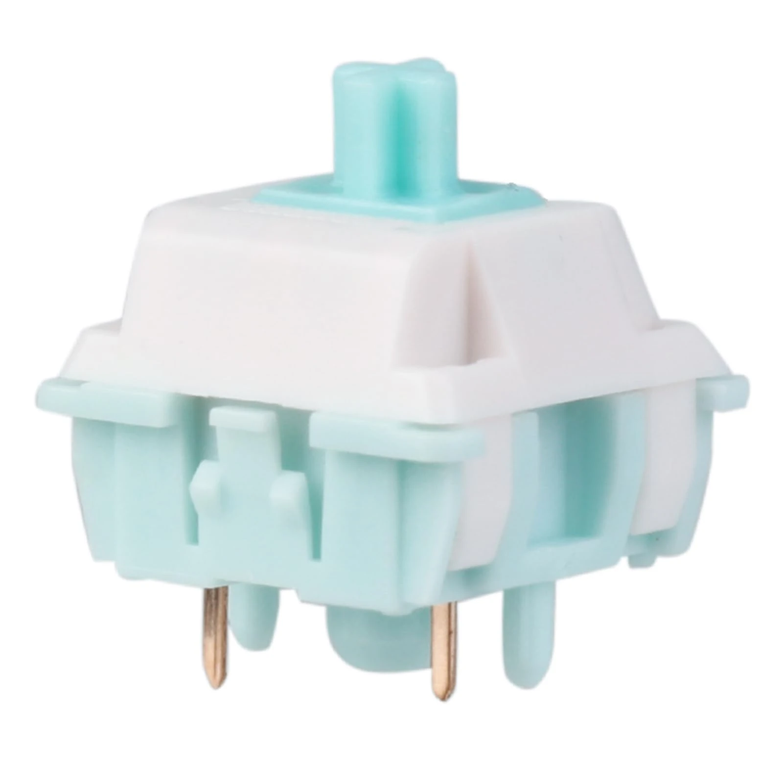 EPOMAKER Jade Blossom Mechanical Switch Set for Mechanical Keyboard, 30 Pieces 35gf Linear Switches, LY Stem & Full POM Housings, Pre-lubed, 5 Pin Switch