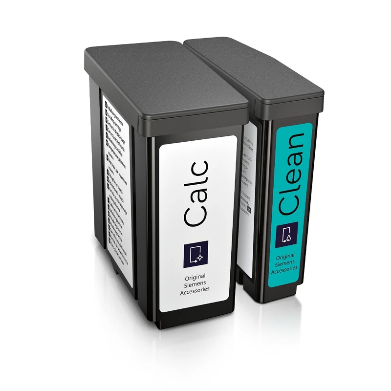 SIEMENS Multipack 1x Cleaning and Descaling Cartridge TZ800Z3 for EQ900plus Fully Automatic Coffee Machines, Content 1 Cleaning and 1 Descaling Cartridge