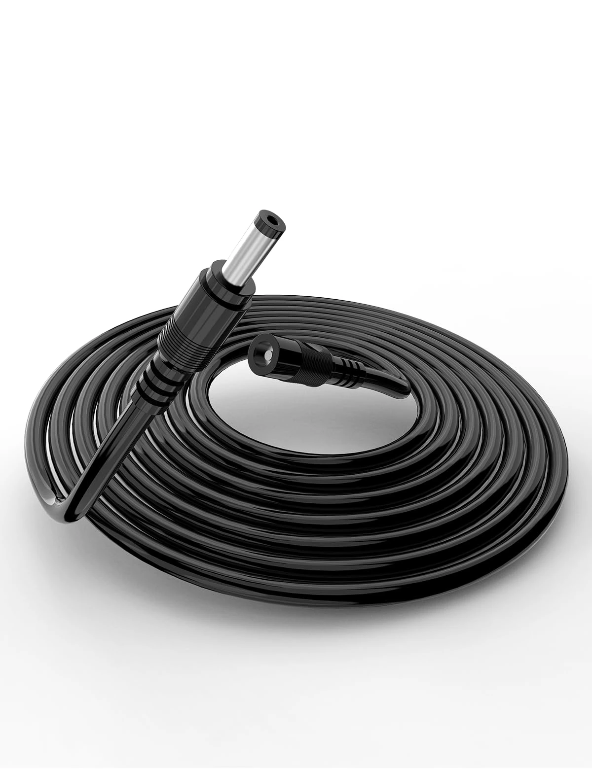 Tonton 15W 5M DC Extension Cable, Compatible with Amazon Echo Dot (3rd 4th Gen), Echo Show 5 (1st 2nd Gen), Echo Spot, Echo Dot 3rd with Clock, Fire TV Cube Etc., 18AWG Pure Copper Wire(Black)