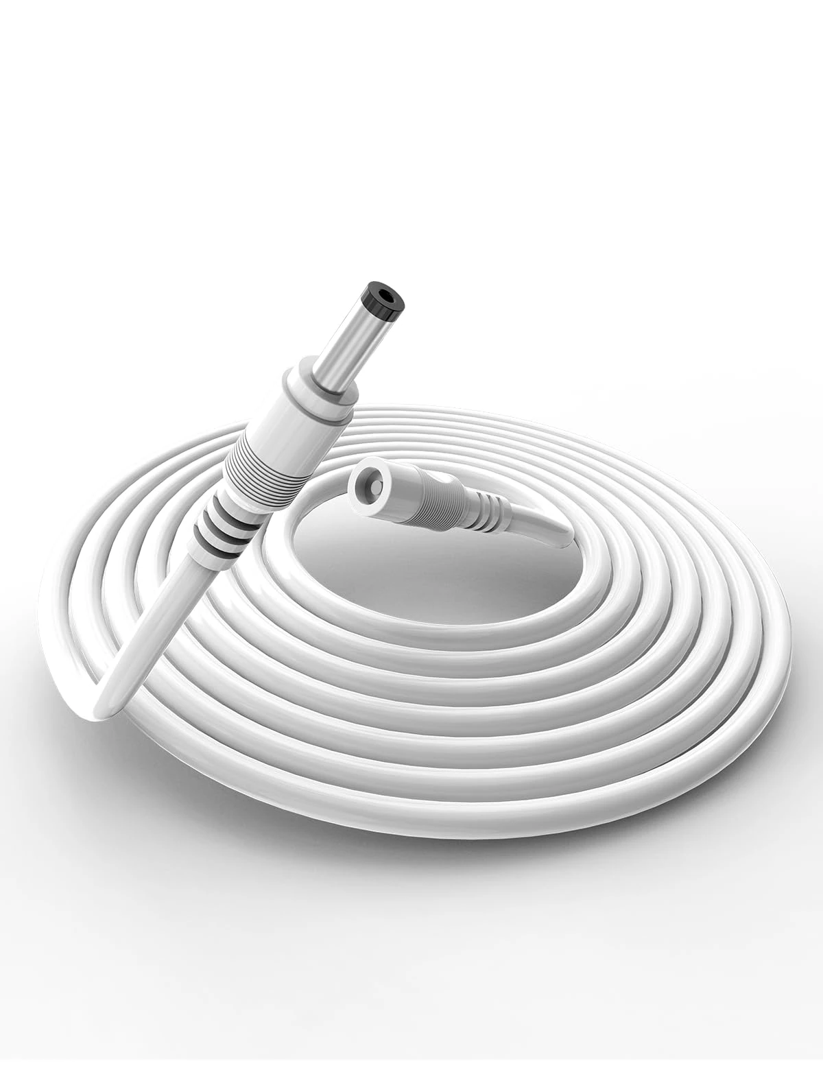 Tonton 15W 5M DC Extension Cable, Compatible with Amazon Echo Dot (3rd/4th Gen) & Echo Show 5/Spot, Fire TV Cube, 18AWG Pure Copper Wire (White)