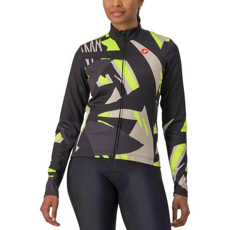 CASTELLI 4523547-010 TROPICALE LS Jersey T-Shirt Unisex Black Size S