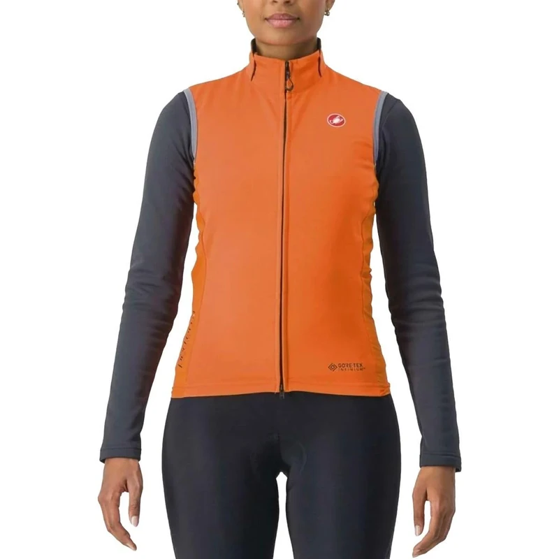 CASTELLI 4522546-857 PERFETTO RoS 2 W V. Jacket Women's RED ORANGE Size S