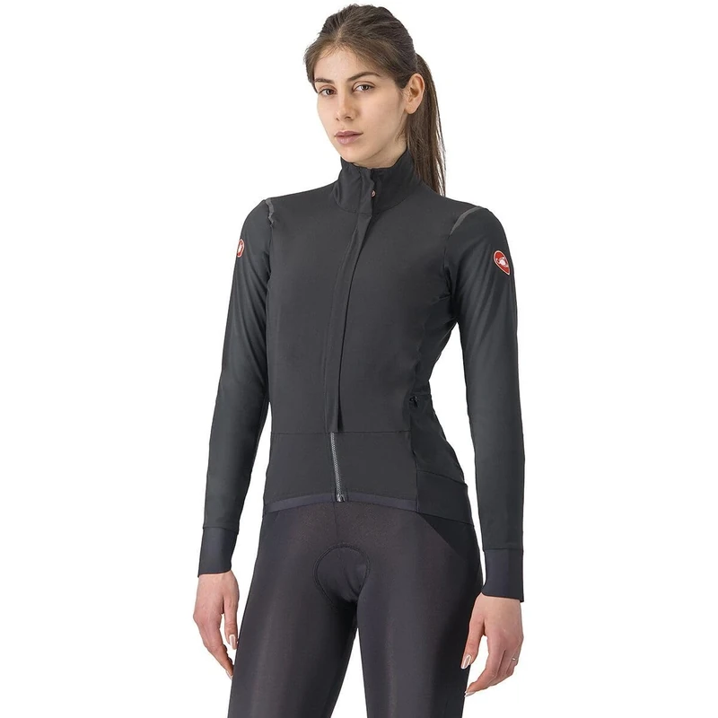 CASTELLI 4523542-085 ALPHA F.ROS W JKT Jacket Unisex LIGHT BLACK/BLACK REFLEX Size M