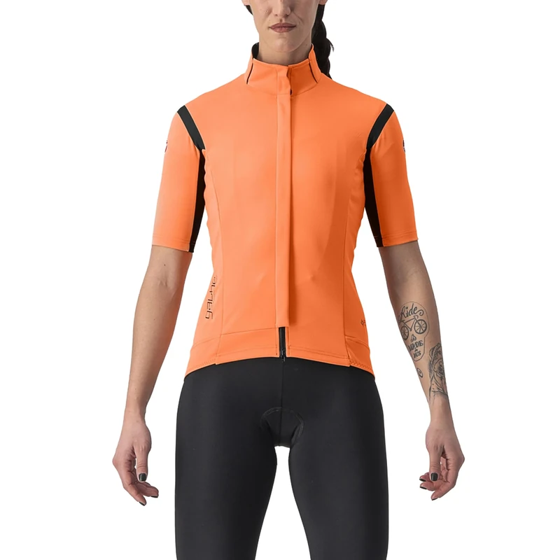 CASTELLI 4522544-857 GABBA RoS 2 W Jacket Women's RED ORANGE/BLACK REFLEX Size M