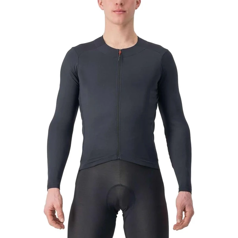 CASTELLI 4523511-085 Fly LS Jersey T-Shirt Unisex Light Black Size XXL