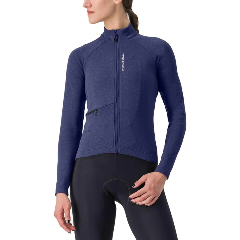 CASTELLI 4522539-424 UNLTD TRAIL W JRS Sweatshirt Women's BELGIAN BLUE/AUSTIN BLUE Size S