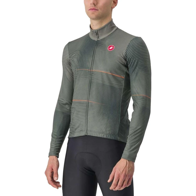 CASTELLI 4523513-303 RAFFICA LS JERSEY Sweatshirt Men's ROVER GREEN Size XXL