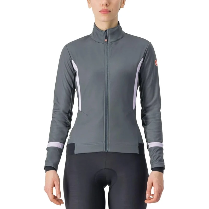 CASTELLI 4522542-048 DINAMICA 2 JACKET Jacket Women's URBAN GRAY/ORCHID PETAL Size M