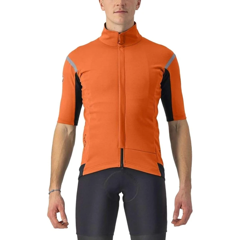 CASTELLI 4522512-857 GABBA RoS 2 Jacket Men's RED ORANGE/DARK GRAY Size XL