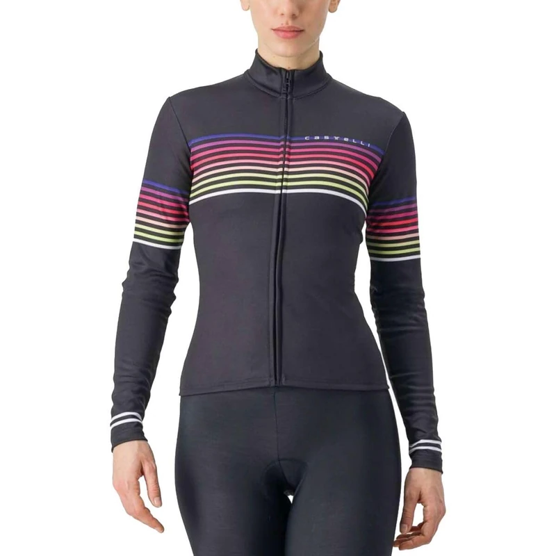 CASTELLI 4523546-010 OTTANTA LS Jersey T-Shirt Unisex Black Size M