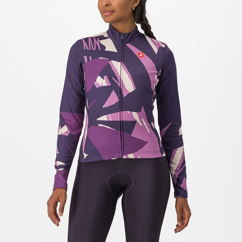 CASTELLI 4523547-502 TROPICALE LS Jersey T-Shirt Unisex Night Shade Size M