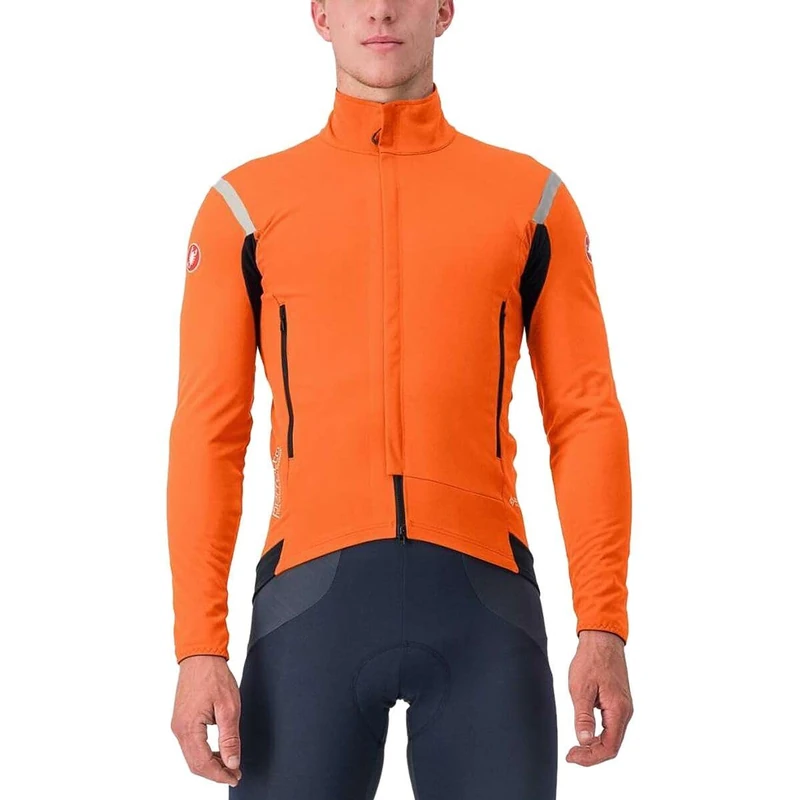 CASTELLI 4522511-857 PERFETTO RoS 2 JKT Jacket Men's RED ORANGE/DARK GRAY Size M