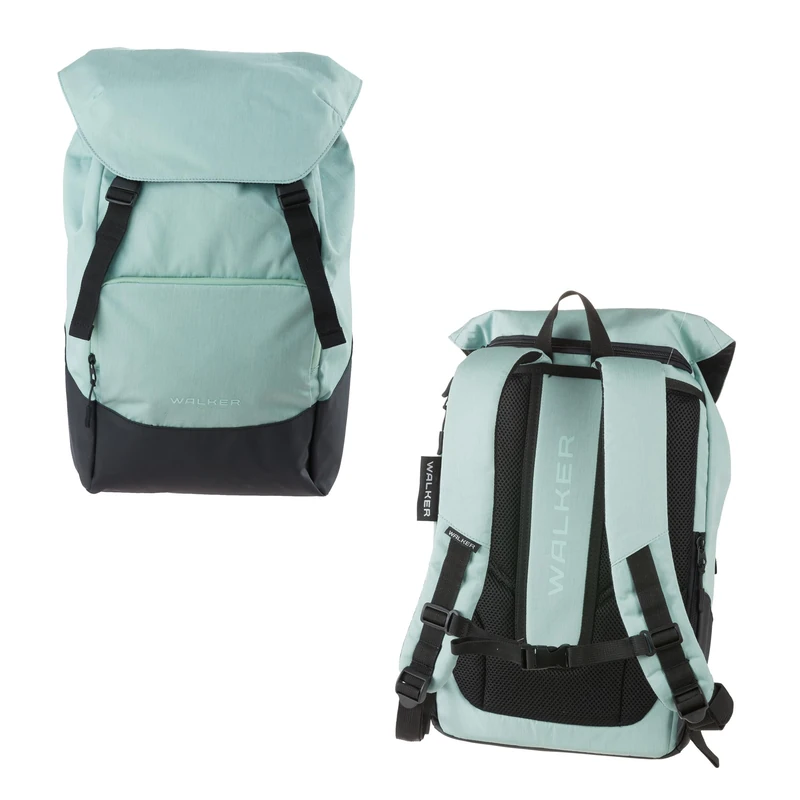 Walker Unisex Sol 42129-026 Lifestyle Backpack Sol Anthracite with Main Compartment, Laptop Compartment, Ergonomic Back Padding, Buckles, Water-Repellent, Approx. 25 L Volume (Pack of 1), blue