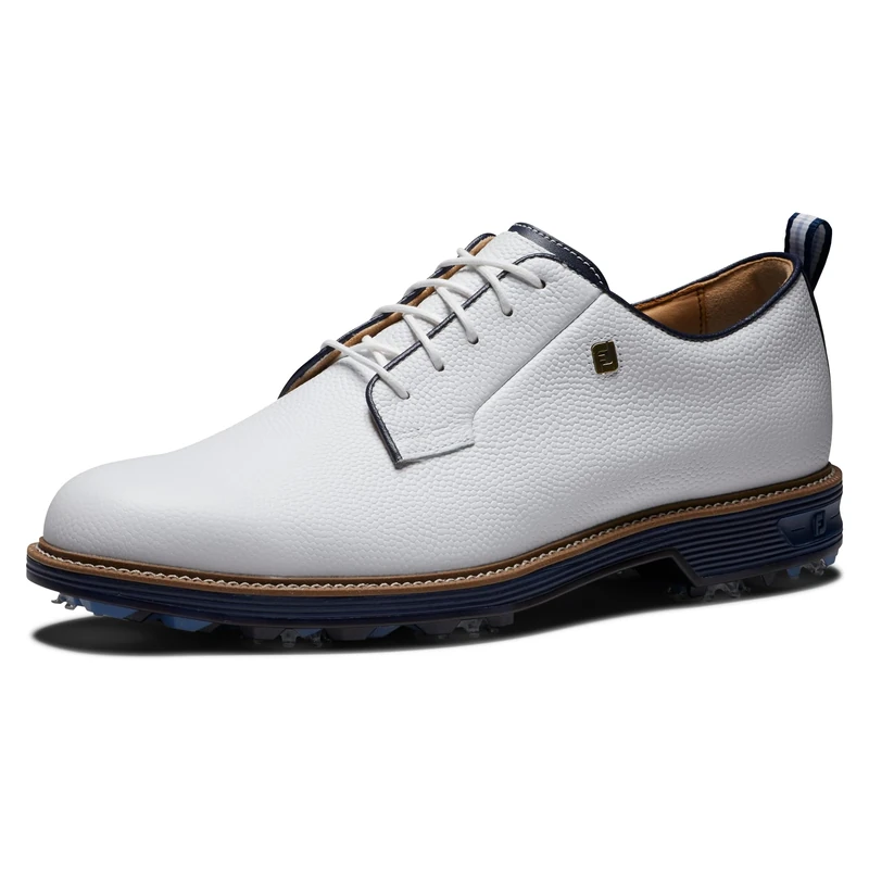 FootJoy Men's Premiere Series Field Golf Shoe White/Navy, 6.5 UK Wide