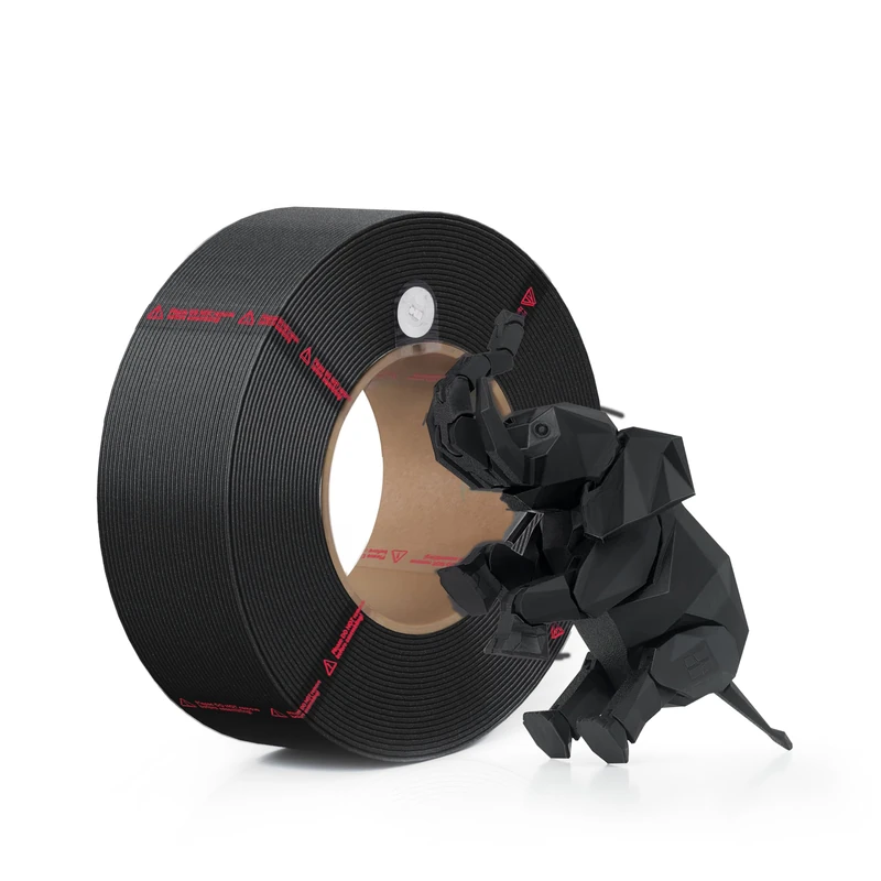 Bambu Lab PLA Basic 1.75 mm 3D Printer Filament Refill 1 kg, Black