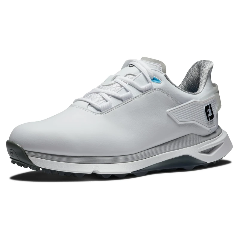 FootJoy Men's Pro/SLX Golf Shoe White/White/Grey, 9 UK Wide