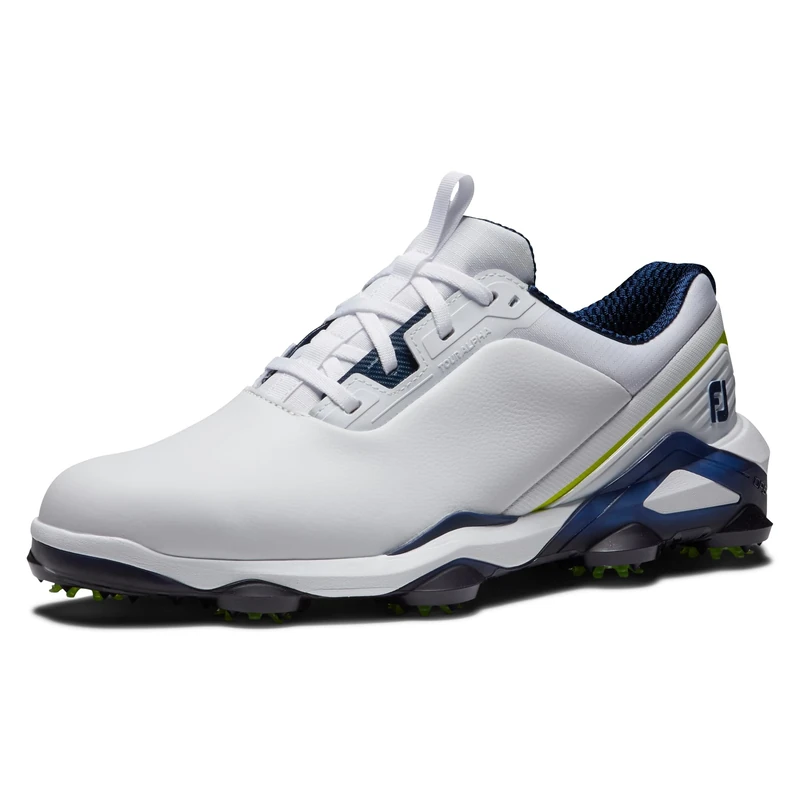 FootJoy Tour Alpha White/Navy/Lime, 8 UK Medium