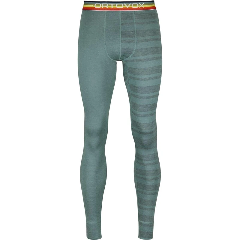 ORTOVOX 84182-88201 185 Rock N Wool Long Pants M Leggings Men's Arctic Grey Size XL