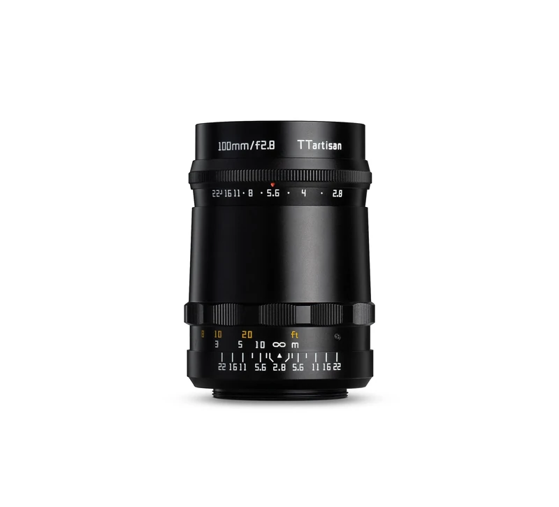 TTArtisan 100mm F2.8 (Bubble Bokeh) Metal Bodied Lens Compatible with M42 Mount - Black