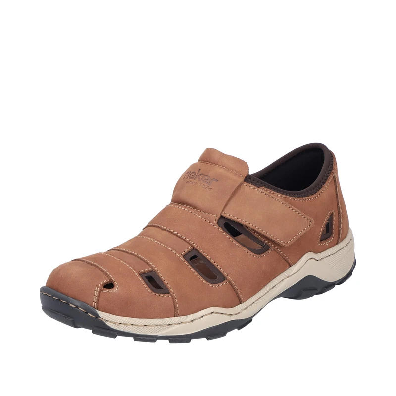 Rieker Men's 08067 Low Shoes, Brown, 10.5 UK