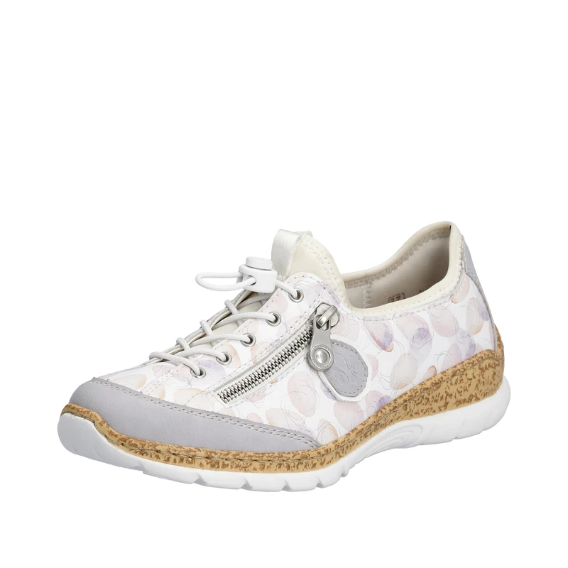 Rieker Riso Womens Lightweight Sports Shoes 6 UK Lilac/White Multi