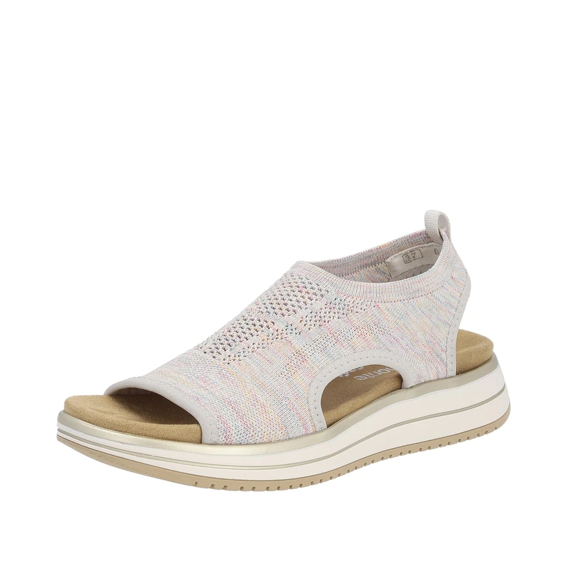 Remonte Women's D1J52 Sandal, Lilac-Multi / 90, 2 UK