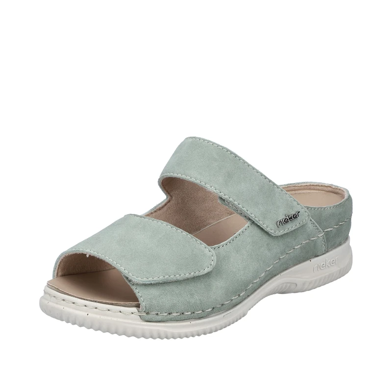 Rieker Women's V7492 Mule, Green, 7.5 UK