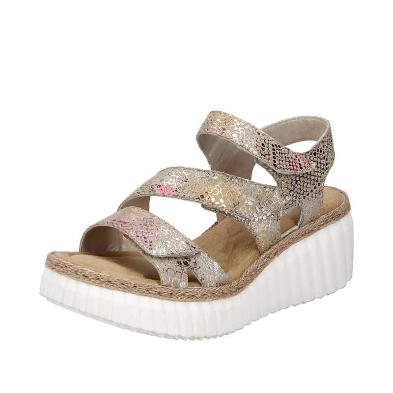 Rieker Women's 69157 Sandals, Colourful, 7.5 UK