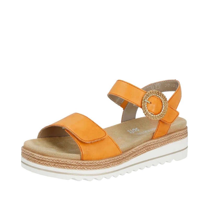 Remonte Women's D0Q52 Sandal, Mandarine / 38, 2 UK