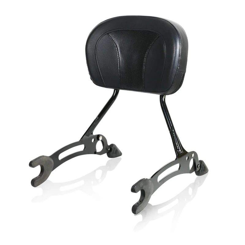 SWESGI Sissy Bar for Indian Challenger Chief Chieftain Indian Pursuit Springfield Roadmaster Vintage 2014-2023, Quick Release Passenger Backrest Pad 17 inches (Black)
