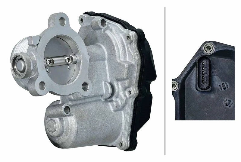 HELLA 6NU 014 864-991 EGR Valve - 12V - Electric - 5-pin connector - without gasket/seal - Control Unit/Software must be trained/updated