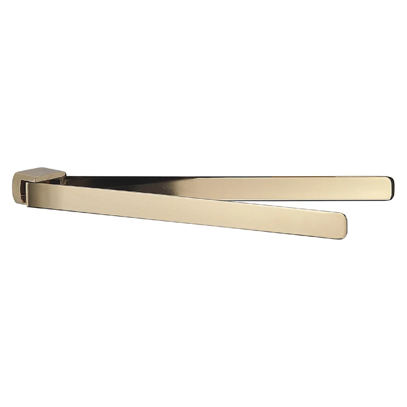 Gedy Pirenei Double Articulated Towel Rail Gold