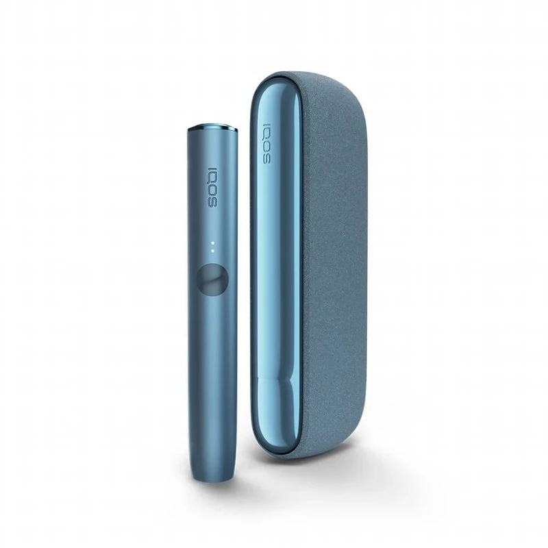 IQOS ILUMA Kit, Azure Blue - Heat Not Burn Device Alternative to Smoking Heated Tobacco. Device Only -No Heated Tobacco Sticks and No Nicotine included