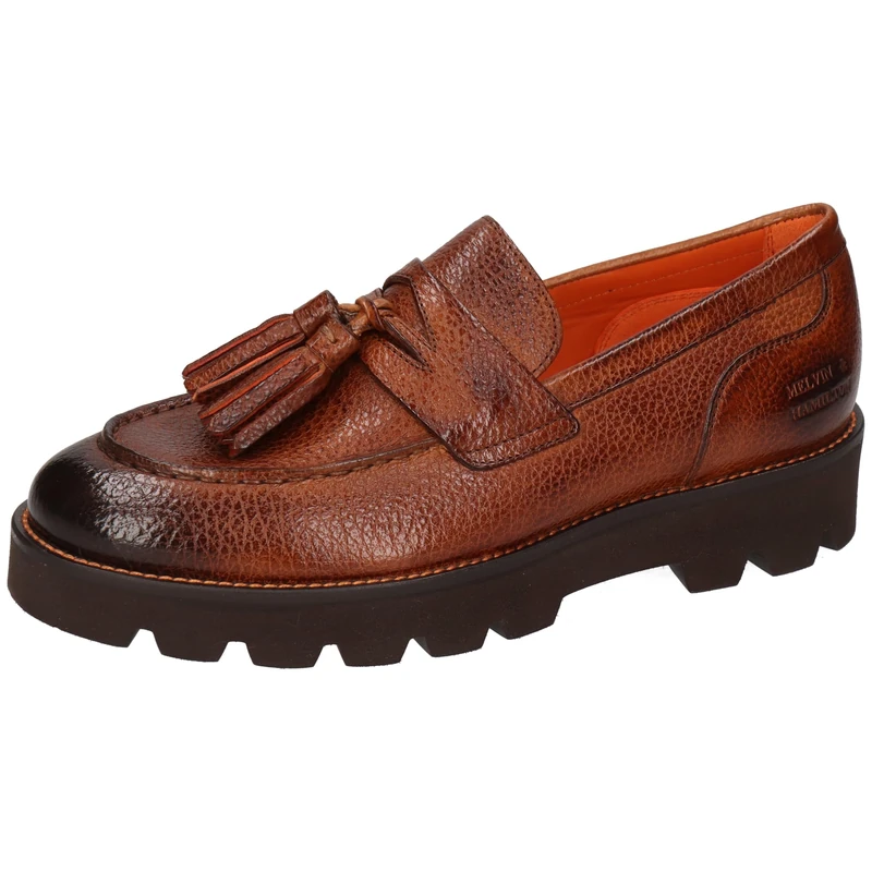 Melvin & Hamilton Women's Jade 44 Loafer, Brown, 7 UK