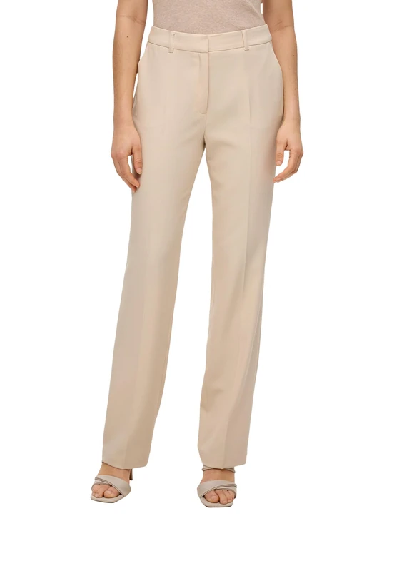 s.Oliver Women's 2141580 Pants, Beige 8120, 8