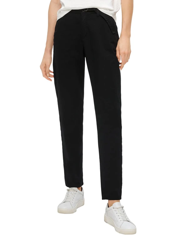 s.Oliver Women's 2145749 Pants, Black 9999, 10