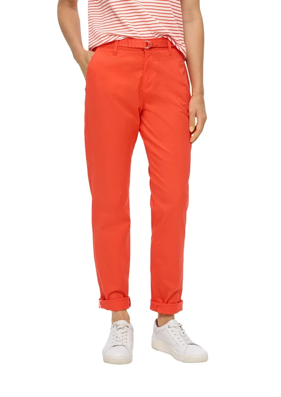 s.Oliver Women's 2145749 Pants, 2590 Orange, 8