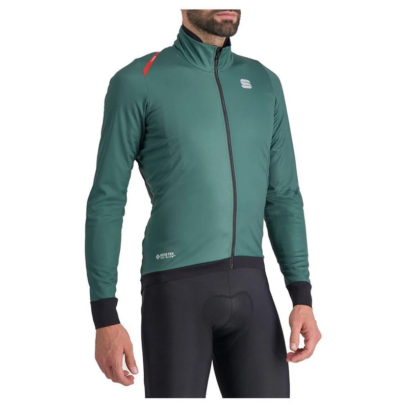 Sportful Fiandre Jkt Men's Cycling Jacket - Shrub Green Size S