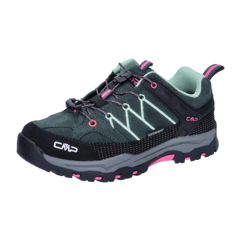 CMP Kids Rigel Low Trekking Shoes Wp, Lake-Gloss UK 10