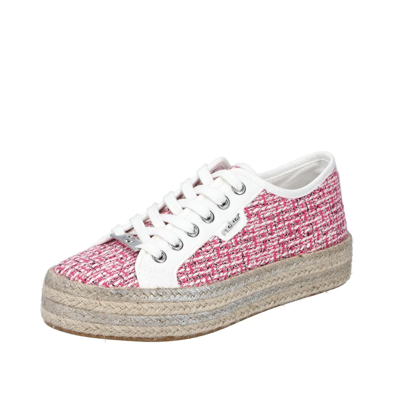 Rieker Women's 94000 Sneaker, Rose Pink, 3.5 UK