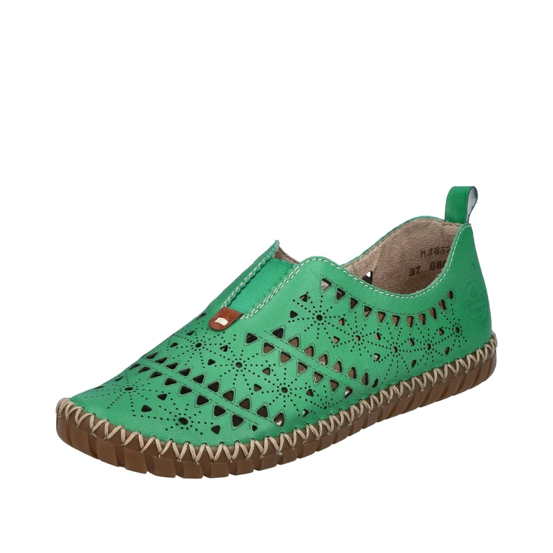 Rieker Women's Slippers in Yellow, Green 52, 3.5 UK